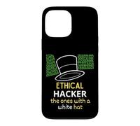 Cybersécurité Ethical Hacker The Ones with a White Hat Coque pour iPhone 13 Pro Max