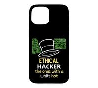 Cybersécurité Ethical Hacker The Ones with a White Hat Coque pour iPhone 15