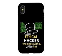 Cybersécurité Ethical Hacker The Ones with a White Hat Coque pour iPhone X/XS