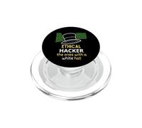 Cybersécurité Ethical Hacker The Ones with a White Hat PopSockets PopGrip pour MagSafe