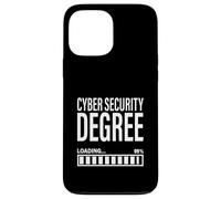 Cybersécurité Étudiant Ingénieur Cyber Sécurité Degré Chargement Coque pour iPhone 13 Pro Max