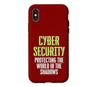 Cybersécurité Hacker éthique Protéger Le Monde dans l'ombre Coque pour iPhone X/XS