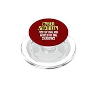 Cybersécurité Hacker éthique Protéger Le Monde dans l'ombre PopSockets PopGrip pour MagSafe