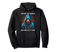Cybersécurité Secure World Ethical Hacker Tech Design Sweat à Capuche