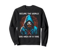 Cybersécurité Secure World Ethical Hacker Tech Design Sweatshirt