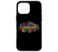 Cybersécurité Word Cloud Cyber Security Cadeau Cybersécurité Coque pour iPhone 16 Pro Max