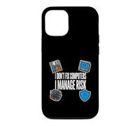 Cybersecurity I Don't Fix Computers I Manage Risk Coque pour iPhone 12/12 Pro