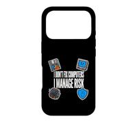 Cybersecurity I Don't Fix Computers I Manage Risk Coque pour iPhone 17 Pro