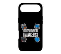 Cybersecurity I Don't Fix Computers I Manage Risk Coque pour iPhone Air