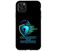 Cybersecurity is My Superpower IT Tech Hacker Coque pour iPhone 11 Pro Max