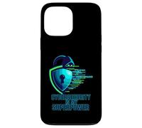 Cybersecurity is My Superpower IT Tech Hacker Coque pour iPhone 13 Pro Max