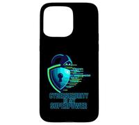 Cybersecurity is My Superpower IT Tech Hacker Coque pour iPhone 15 Pro Max