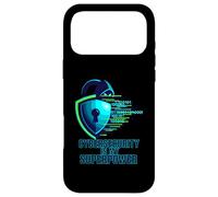 Cybersecurity is My Superpower IT Tech Hacker Coque pour iPhone 17 Pro Max