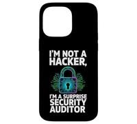 Cybersecurity Pen Tester Not A Hacker Security Auditor Coque pour iPhone 14 Pro Max