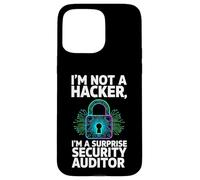 Cybersecurity Pen Tester Not A Hacker Security Auditor Coque pour iPhone 15 Pro Max