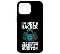 Cybersecurity Pen Tester Not A Hacker Security Auditor Coque pour iPhone 16 Pro Max