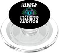 Cybersecurity Pen Tester Not A Hacker Security Auditor PopSockets PopGrip pour MagSafe