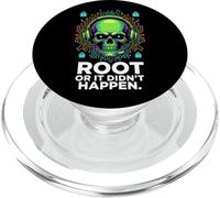 Cybersecurity Root Access Hacker Linux Pentest PopSockets PopGrip pour MagSafe