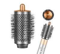 Cyberwork Grande brosse volumisante ronde améliorée pour Dyson pour Airwrap HS01/HS05/HS08, Brosse volumisante pour cheveux lisses, mous et plats, couleur Doré