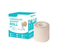 Cyberwork Rouleau de pansement hydrocolloïde en silicone pour cicatrices - Convient pour les césariennes, les opérations, les brûlures et les cicatrices d'acné