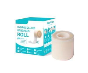 Cyberwork Rouleau de pansement hydrocolloïde en silicone pour cicatrices - Convient pour les césariennes, les opérations, les brûlures et les cicatrices d'acné