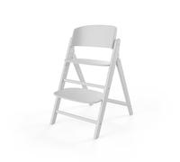 CYBEX Chaise haute CLICK & FOLD dorée, Grandir avec l’enfant, 3-99 ans, Peut être utilisée dès la naissance grâce à des attaches séparées, Bois de hêtre, Tout blanc