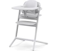 CYBEX - Chaise haute évolutive - Pack 3 en 1 - LEMO 2 - Blanc - Réglable en hauteur et en profondeur - Set bébé inclus