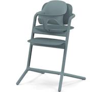 CYBEX - Chaise haute évolutive - Pack 3 en 1 - LEMO 2 - Bleu - Réglable en hauteur et en profondeur - Set bébé inclus
