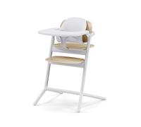 Cybex - Chaise haute Lemo 2 4-en-1 + kit tour d apprentissage offert - Sand White