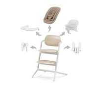 Chaise haute LEMO 4en1 SET Sand White Cybex Blanc G