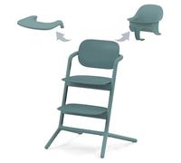 Cybex Chaise haute Lemo 2 3-en-1 avec baby set et plateau – Stone Blue