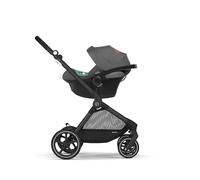CYBEX Gold EOS Poussette 2 en 1 avec siège bébé Aton B2 i-Size et adaptateur de siège bébé, système de voyage, de la naissance à 22 kg (environ 4 ans), gris lave (gris)