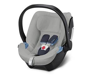 CYBEX Gold Housse d’Été, Pour Siège Auto Coque Aton 5, Gris