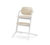 CYBEX Gold LEMO Chaise Haute ; Grandit avec l’Enfant, 3 - 99 ans ; Peut être utilisée dès la naissance grâce à des attaches séparées ; Aluminium / Plastique; Sand White