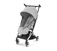 CYBEX Gold Poussette Libelle avec harnais ajustable à une main, de 6 mois à 4 ans env. (max. 22 kg), Ultra légère (seulement 6 kg), Fog Grey (Gris avec cadre argent)