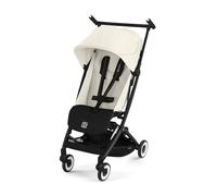CYBEX Gold Poussette Libelle avec harnais ajustable à une main, de 6 mois à 4 ans env. (max. 22 kg), Ultra légère (seulement 6 kg), Canvas White (Blanc avec cadre noir)