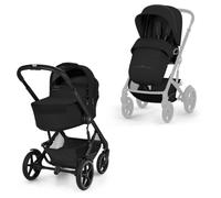 CYBEX Gold Poussette TALOS S LUX & nacelle Fold Cot, Moon Black