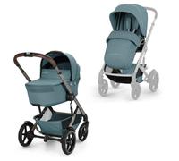 CYBEX Gold Poussette TALOS S LUX & nacelle Fold Cot, Stormy Blue