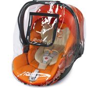 CYBEX Housse de pluie, Pour coque bébé Aton et Cloud, Transparent/black
