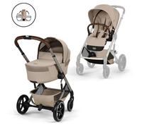 Cybex - Pack Duo Balios S Lux 2026 + Nacelle Pliable - Almond Beige