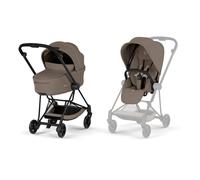 Cybex - Pack duo Poussette citadine Mios Confort 2026 avec nacelle pliable - Matt Black Coconut Brown