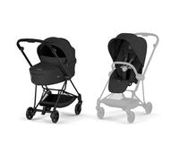 Cybex - Pack duo Poussette citadine Mios Confort 2026 avec nacelle pliable - Matt Black Sepia Black