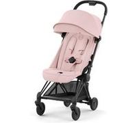 Cybex - Poussette ultra-compacte Coya + garde-corps offert - Matt Black Peach Pink
