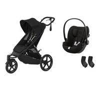 CYBEX - Poussette Duo Avi Spin Moon Black + Cloud G3 I-size Magic Black