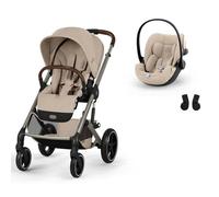 CYBEX - Poussette Duo Balios S Lux 4 + Siège auto Cloud G3 Plus Almond Beige