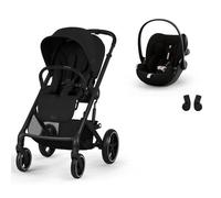 CYBEX - Poussette Duo Balios S Lux 4 + Siège auto Cloud G3 Plus Moon Black