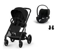 CYBEX - Poussette Duo Balios S Lux 4 + Siège auto Cloud T Plus Moon Black