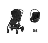 CYBEX - Poussette Duo Balios S Lux Blk Moon Black Cloud T I-size Sepia Black Cybex