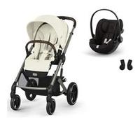 CYBEX - Poussette DUO Balios S Lux Seashell Beige + Cloud G Magic Black Beige G