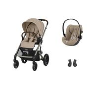 CYBEX - Poussette Duo Balios S Lux + Siège auto Cloud G Plus Almond Beige